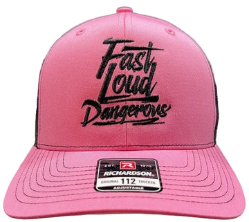 FLD Richardon 112 Trucker Pink Snap Back