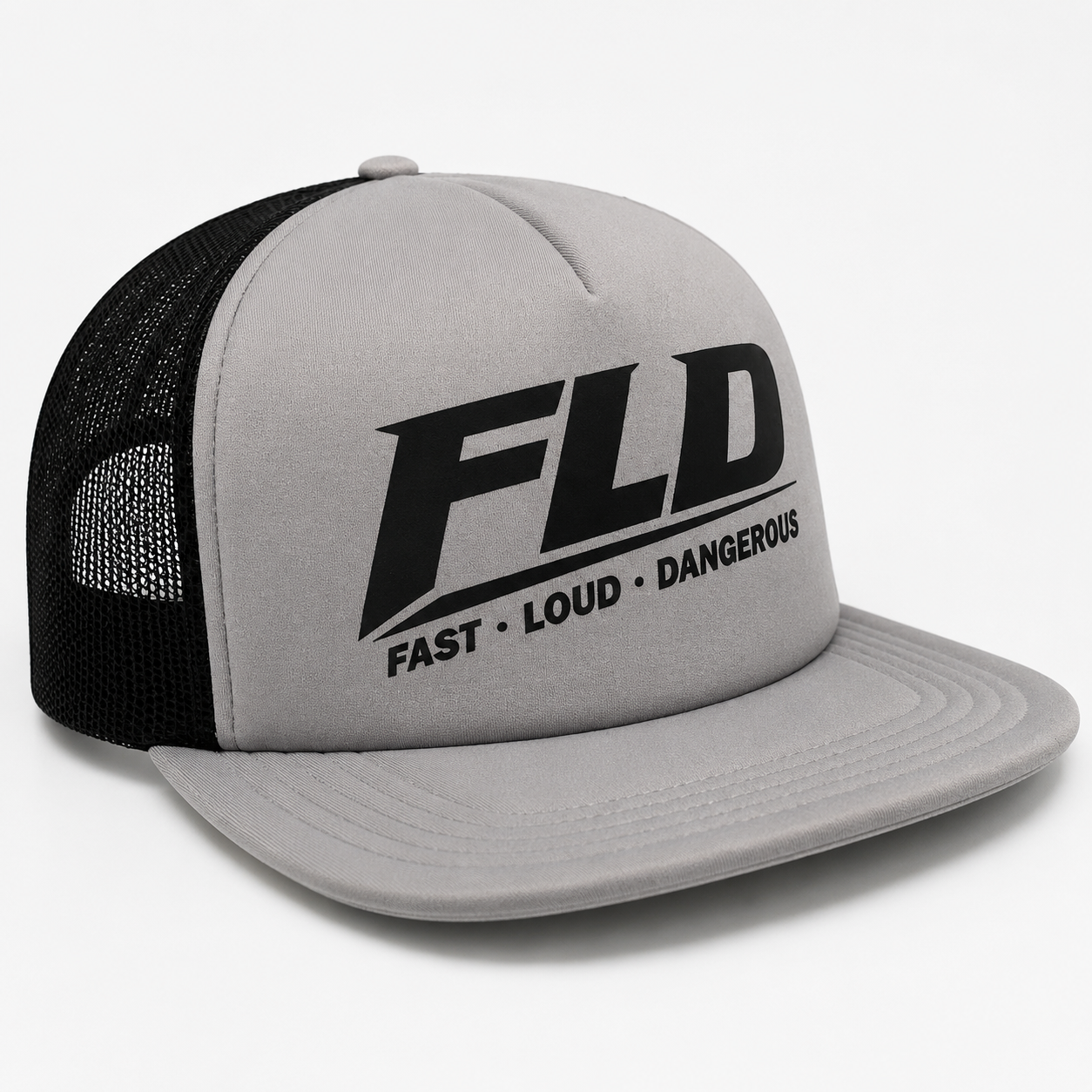FLD New Skool Old Skool Foam Trucker Hat