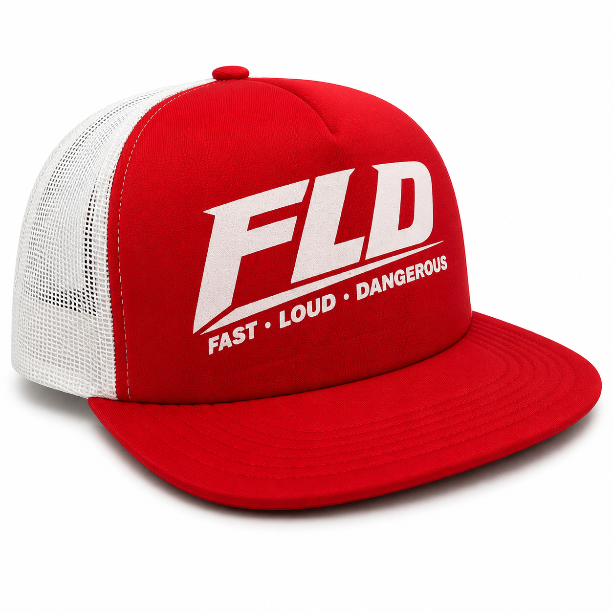 FLD New Skool Old Skool Foam Trucker Hat