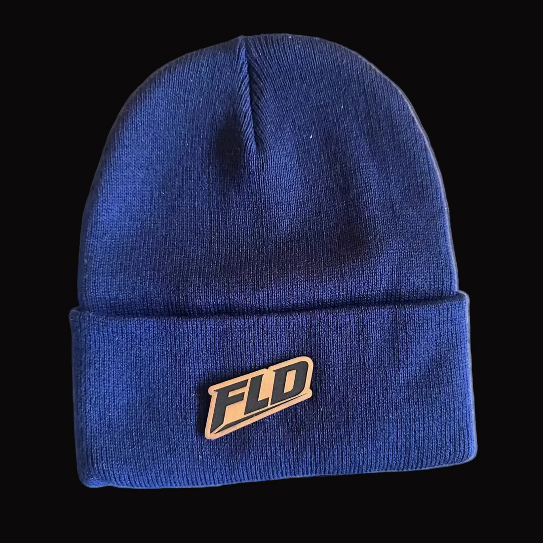 FLD Trackside Knit Blue Beanie