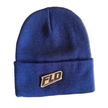 FLD Trackside Knit Blue Beanie