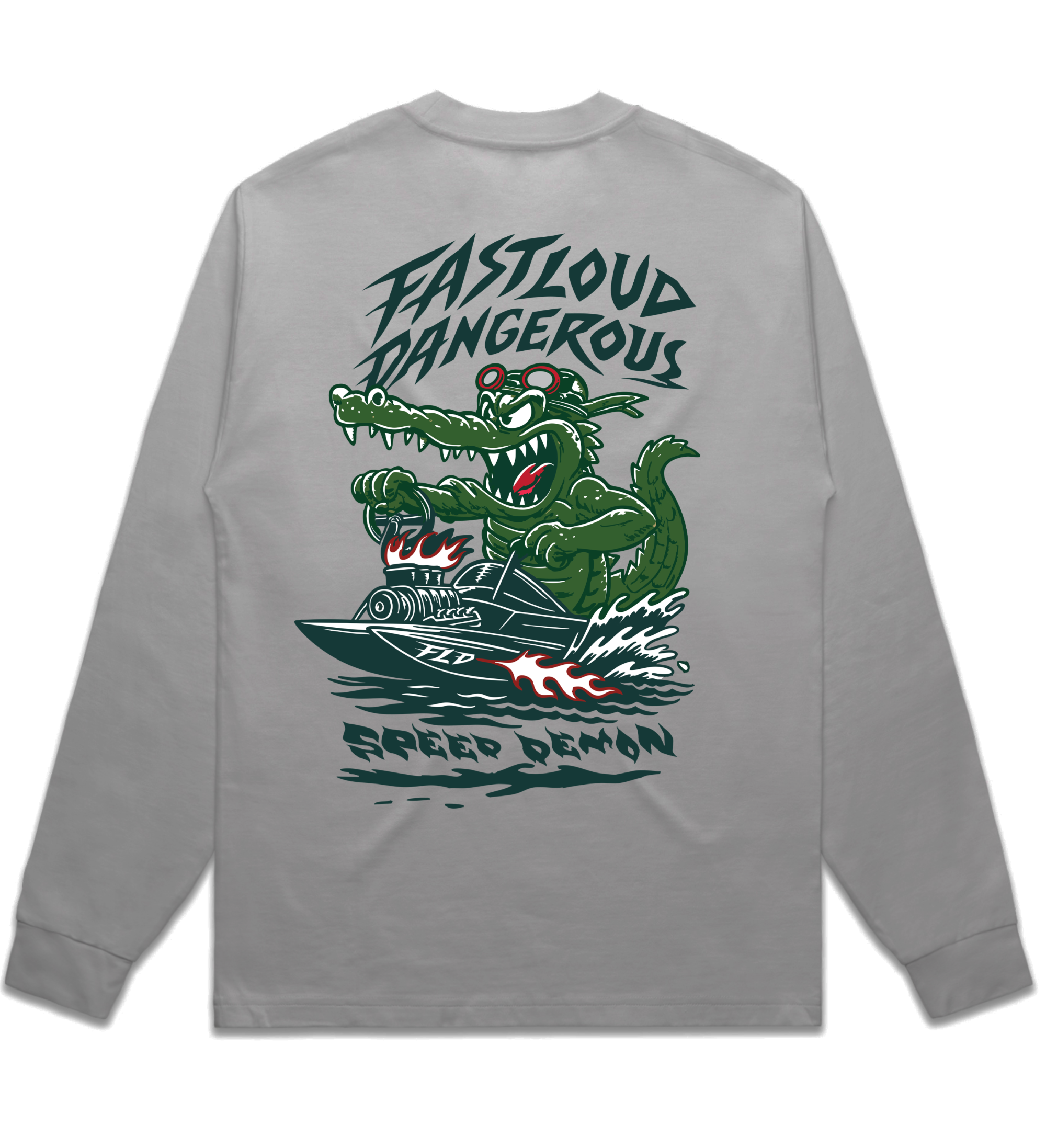 Youth Gator Drag Boat Long Sleeve – Fast Loud Dangerous apparel