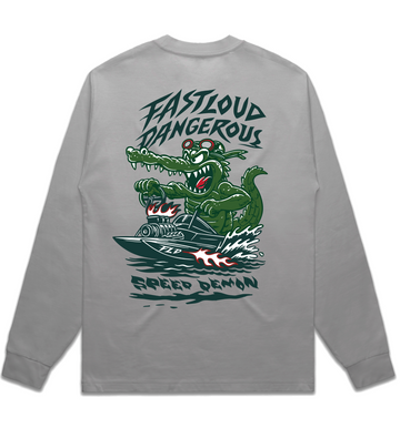 Youth Gator Drag Boat Long Sleeve – Fast Loud Dangerous apparel