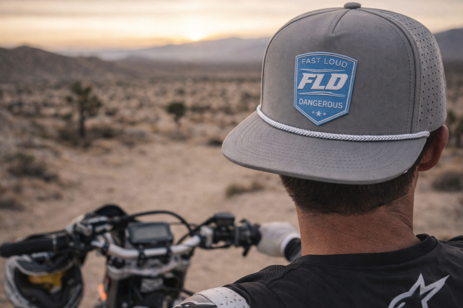 FLD Factory Armor Snapback Blue / Stainless Steel Hat
