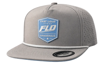 FLD Factory Armor Snapback Blue / Stainless Steel Hat