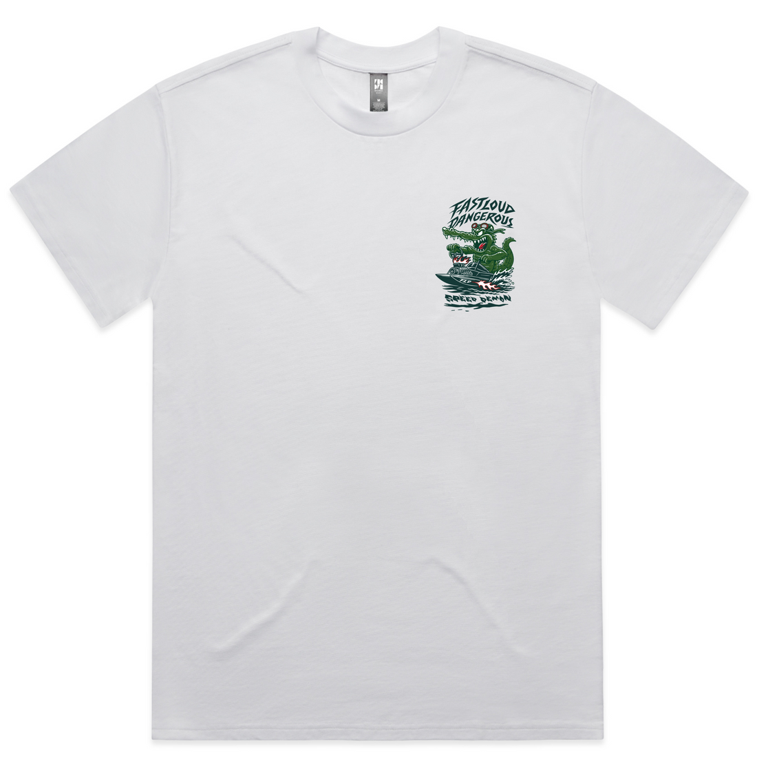 Youth Gator Short Sleeve White