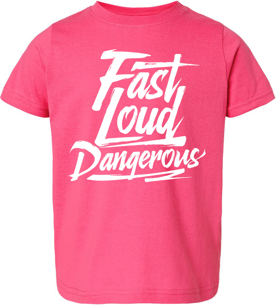 FAST LOUD DANGEROUS Toddler T shirt