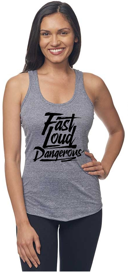 FLD WORDMARK - RACERBACK - LADIES TANKTOPS