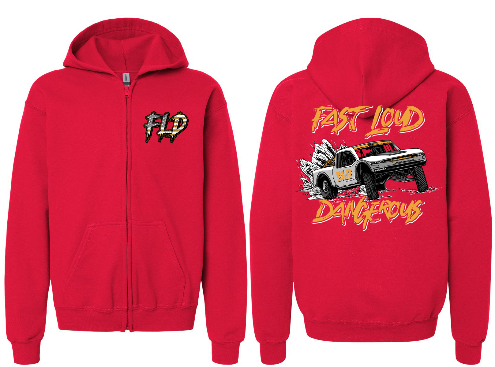 FLD FLAG TROPHY TRUCK - YOUTH - HOODIES