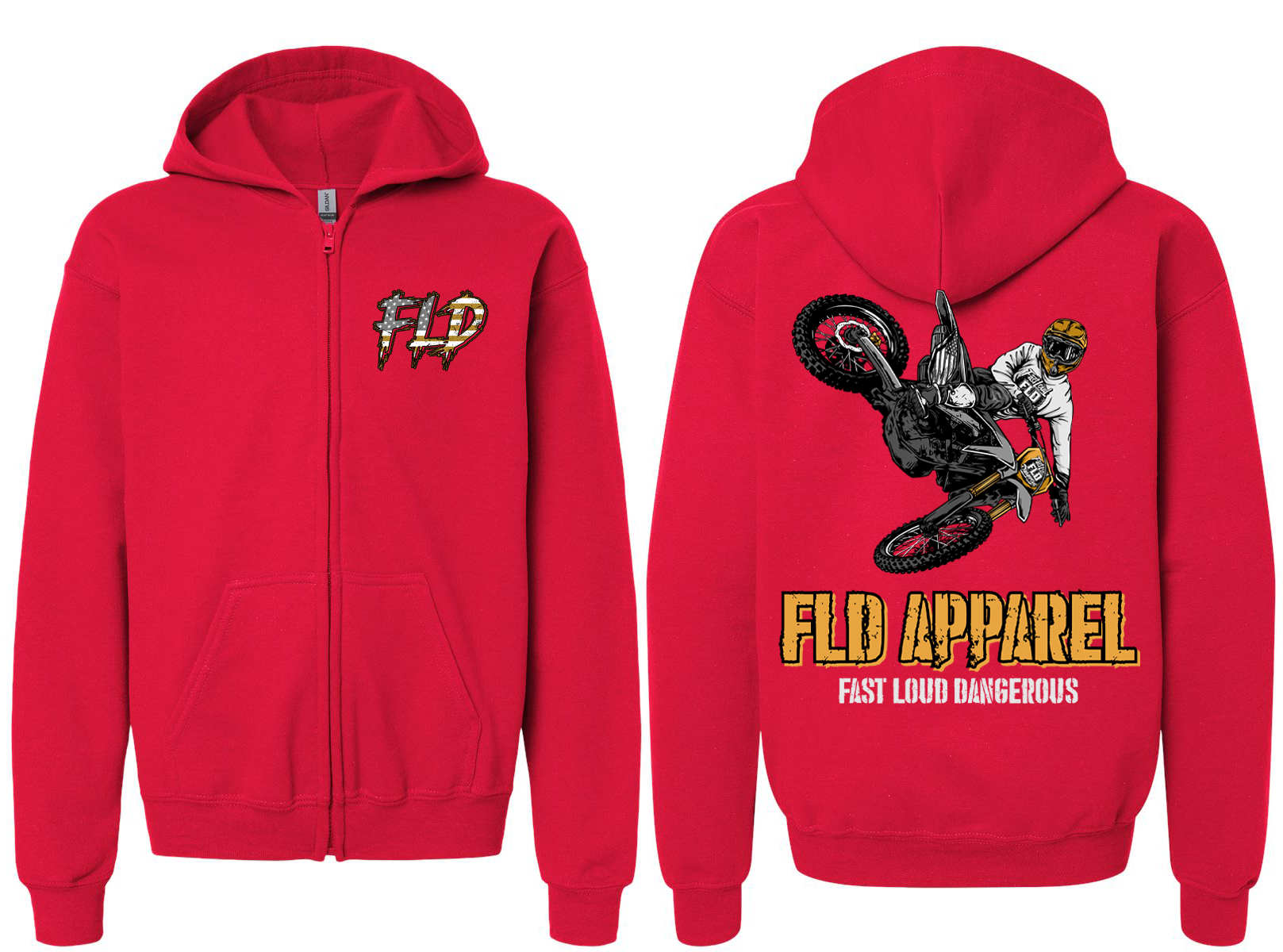 FLD FLAG APPAREL BIKE - YOUTH - HOODIES