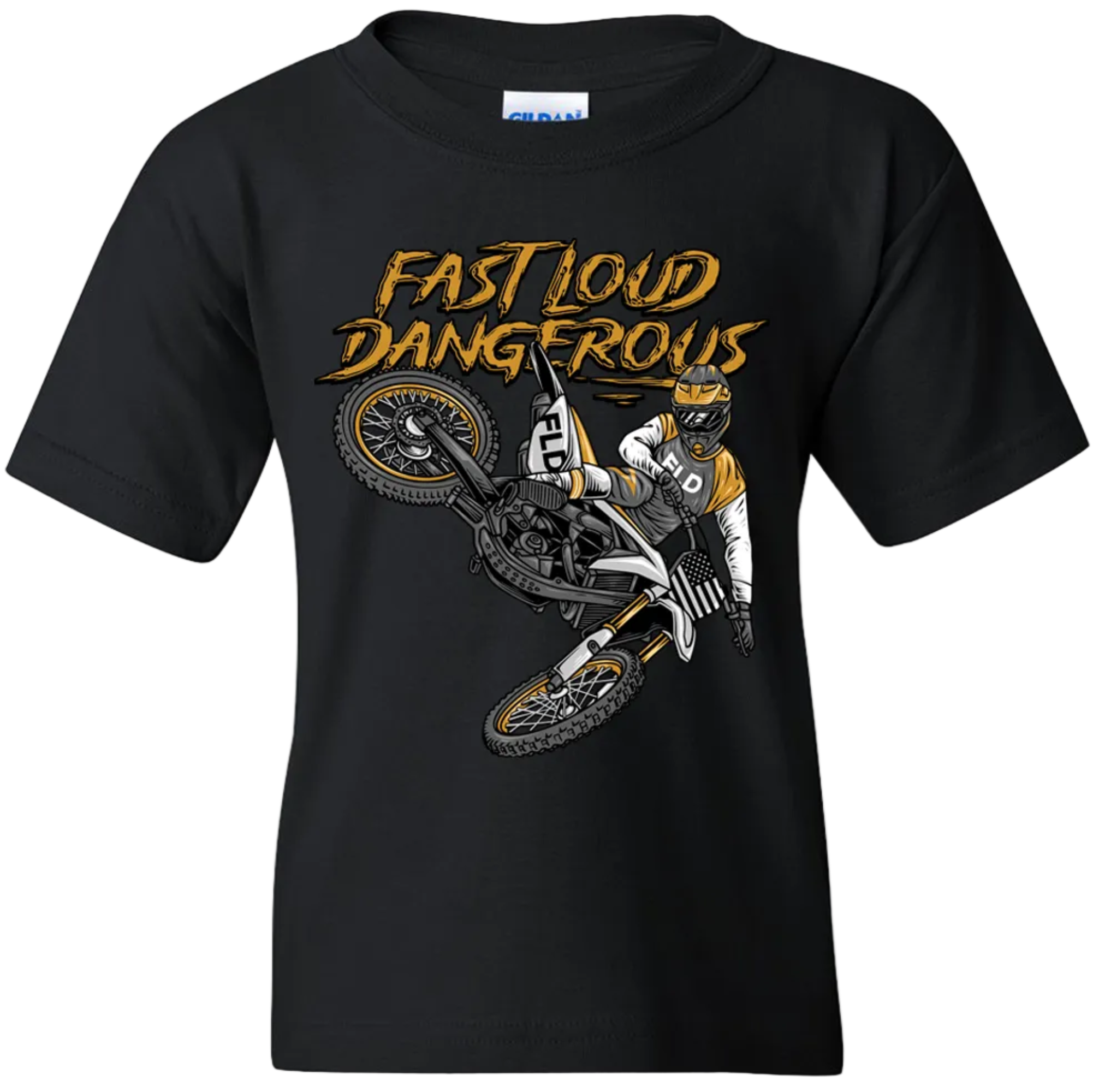 Youth Moto Whip Tee – Fast Loud Dangerous apparel