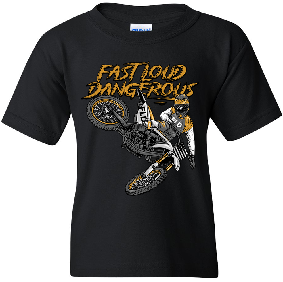 FLD MOTO WHIP - YOUTH - SS TSHIRT