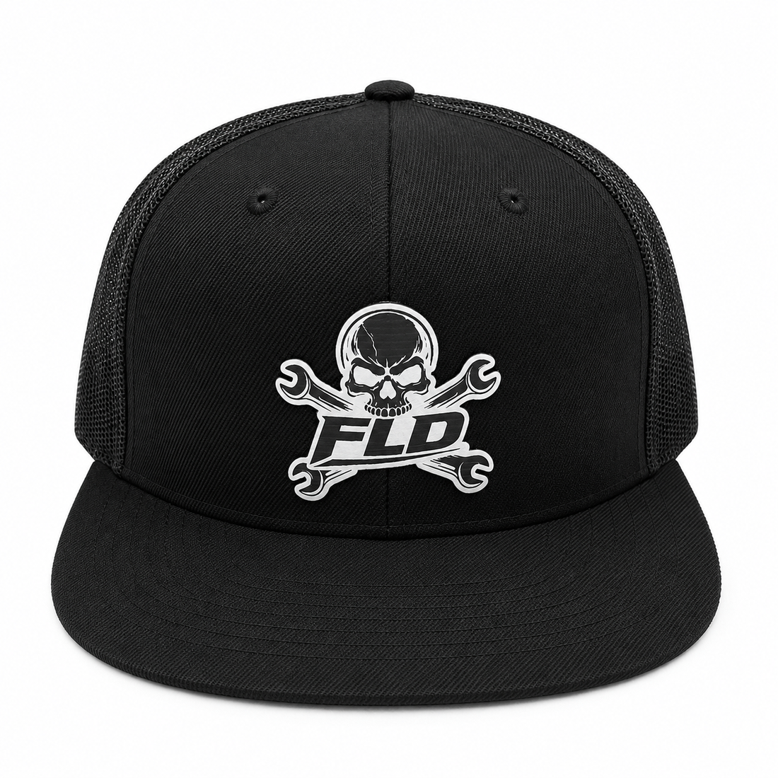 FLD Factory Skull & Wrenches Snapback Hat