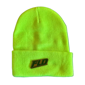 FLD® Trackside Knit Beanie - Neon