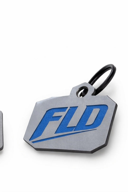 FLD Moto Plate Keychain