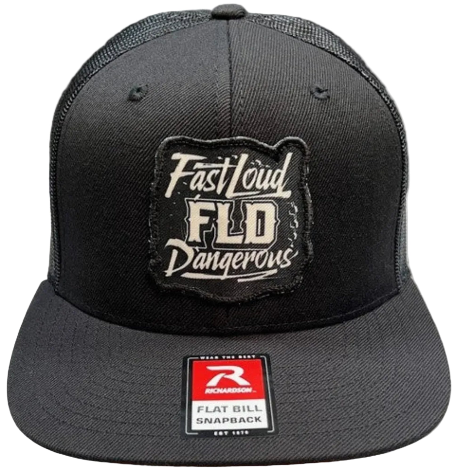 Richardson Flat Bill Patch Hat – Fast Loud Dangerous apparel